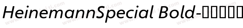 HeinemannSpecial Bold字体转换